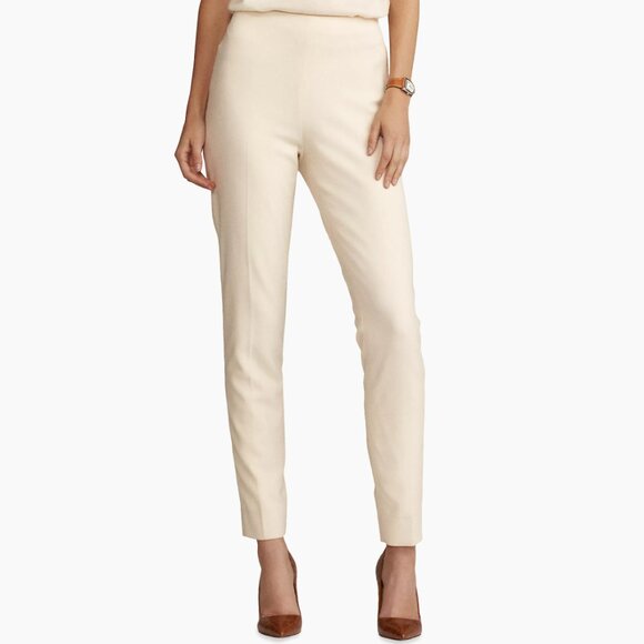 Ralph Lauren Cream Ankle Pants - Picture 1 of 15